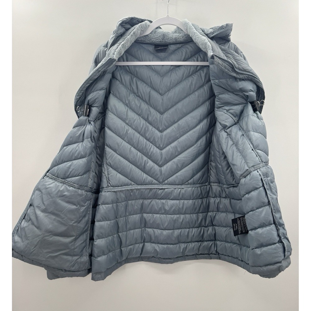 32 Degrees Down Puffer Hooded Quilted Jacket Coat 2X Zip Pocket Lightweight Gorp - Picture 9 of 16